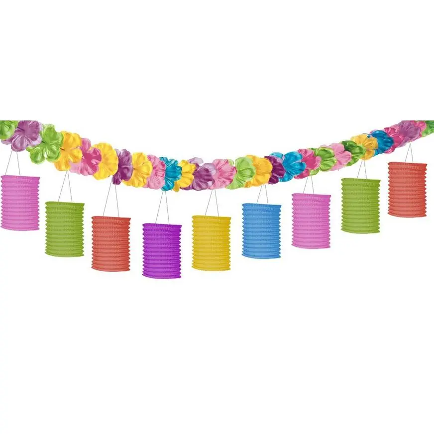 Luau Lantern Garland