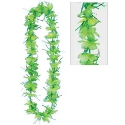 Green Tinsel Lei