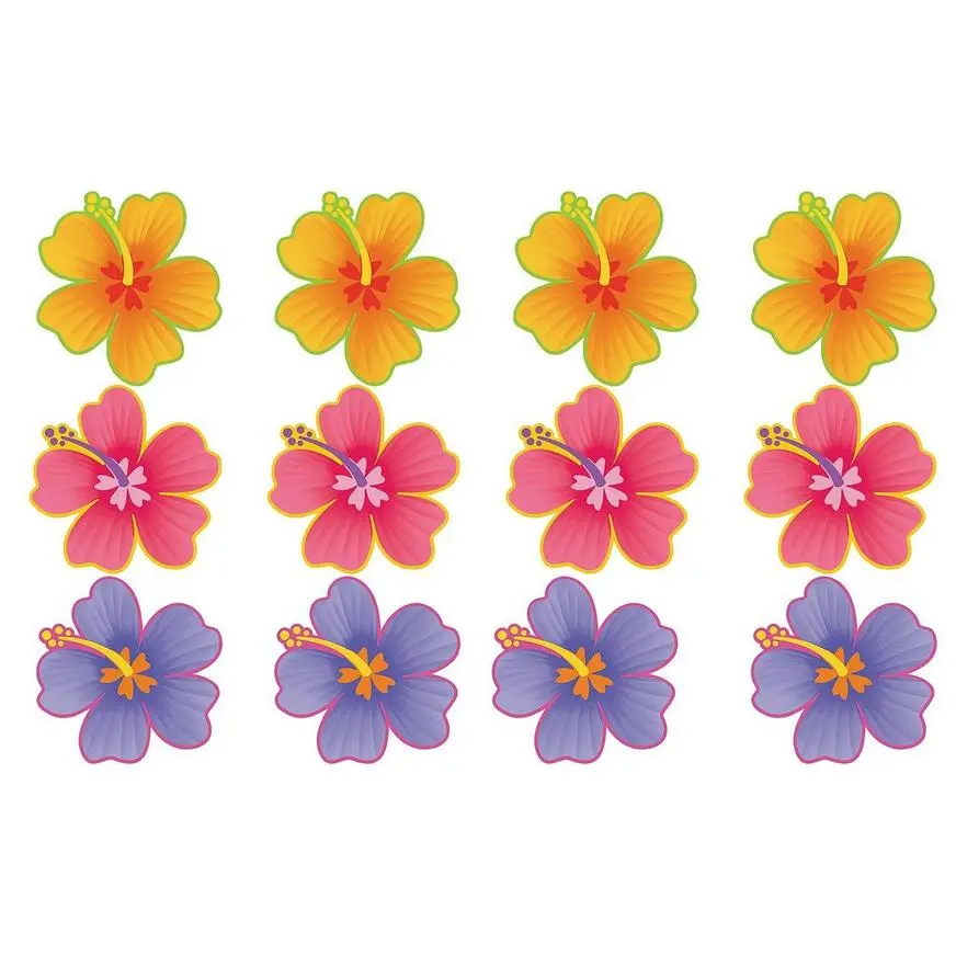 Hibiscus Cutouts 12ct