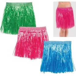 Adult Hula Skirts 3ct