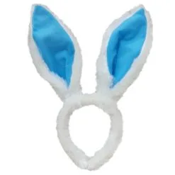 Caribbean Blue Bunny Ears Headband