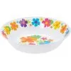 White Hibiscus Plastic Bowl