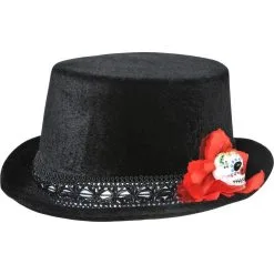 Day Of The Dead Top Hat