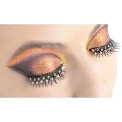 Self-Adhesive Rhinestone False Eyelashes