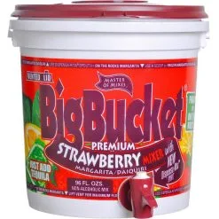 Strawberry & Margarita Daiquiri Mix Bucket Dispenser