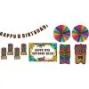 Tropical Tiki Birthday Room Decorating Kit 8pc