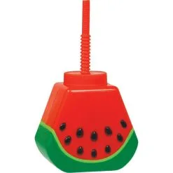 Watermelon Cup With Straw