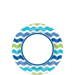 Cool Wavy Stripes Dessert Plates 40ct