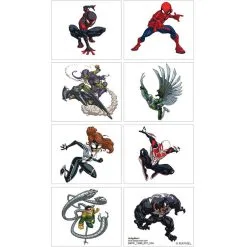 Spider-Man Webbed Wonder Tattoos 1 Sheet