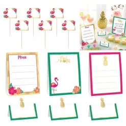 AMSCAN You Had Me At Aloha Buffet Decorating Kit 12pc