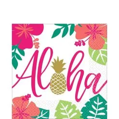 AMSCAN You Had Me At Aloha Lunch Napkins 16ct