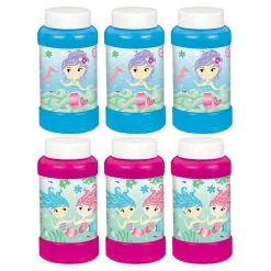 AMSCAN Mermaid Bubbles 6ct