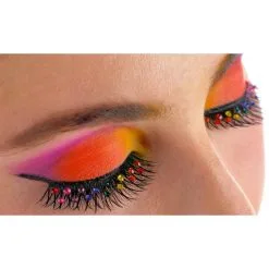 AMSCAN Rainbow Rhinestone Eyelashes