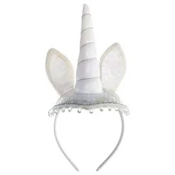 White Unicorn Headband