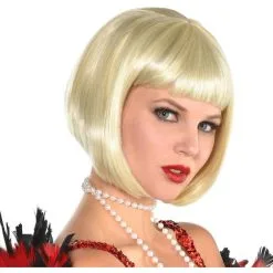 AMSCAN Blonde Flapper Wig