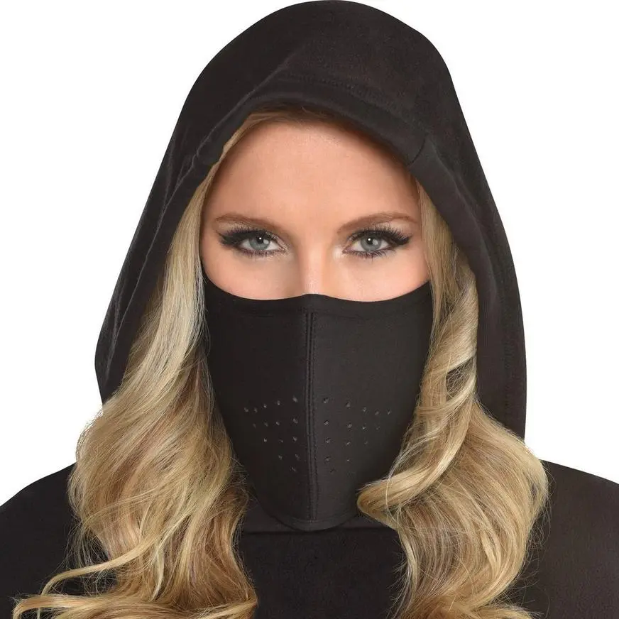 AMSCAN Black Ninja Mask - Image 2
