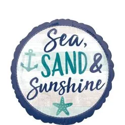 ANAGRAM INTERNATIONAL Sea Sand Sun Balloon, 17in