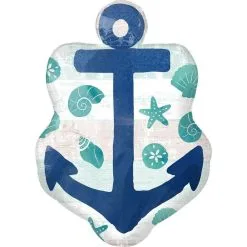 ANAGRAM INTERNATIONAL Giant Sea Sand Sun Anchor Balloon, 21in