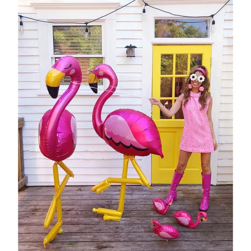 ANAGRAM INTERNATIONAL Giant Flamingo Balloon, 34in - Image 2