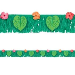 AMSCAN Tropical Jungle Fringe Banner