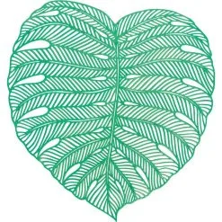 AMSCAN Banana Leaf Vinyl Placemat