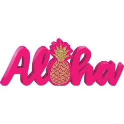 AMSCAN Aloha Block Letter Sign