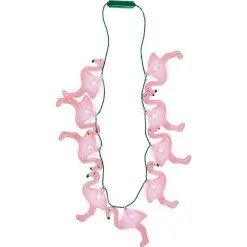 Jumbo Light-Up Flamingo Necklace
