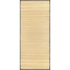 Black Straw Beach Mat