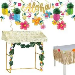 Aloha Pineapple Tiki Hut Bar Kit