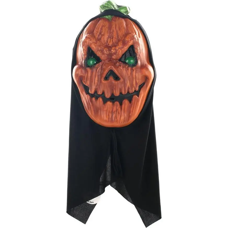 Light-Up Evil Eyes Jack-o'-Lantern Face Mask - Image 2