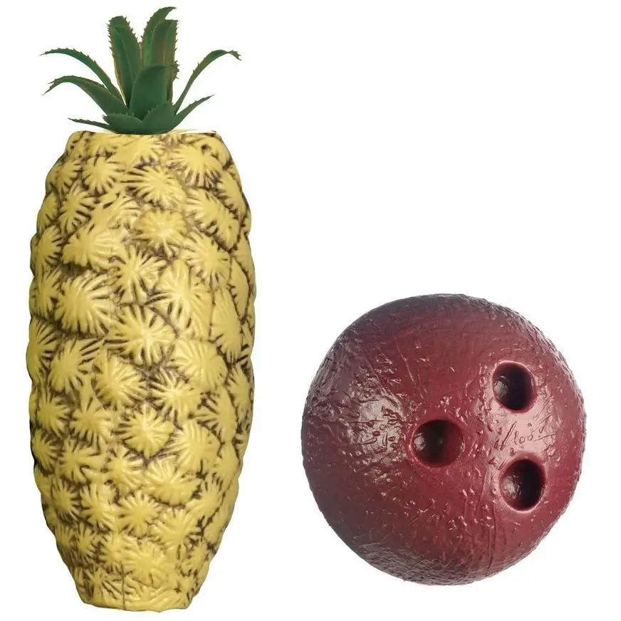 Pineapple Bowling Game Set, Includes 2 Balls & 10 Pins - Image 2