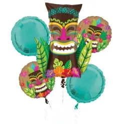 Vintage Tik Foil Balloon Bouquet, 5pc