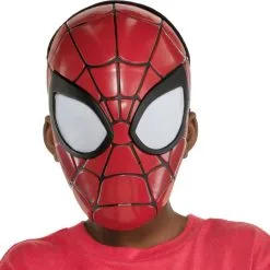 AMSCAN Spider-Man Molded Plastic Mask For Kids