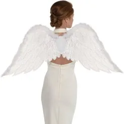 AMSCAN White Guardian Angel Wings