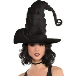 AMSCAN Black Crooked Witch Hat