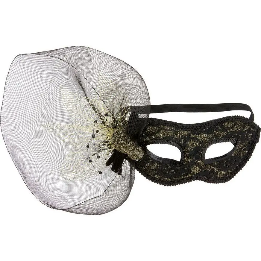 Night Leopard Masquerade Mask