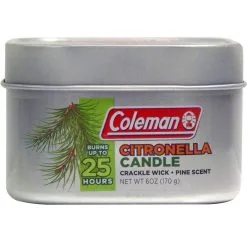 Coleman Pine Scent Citronella Tin Candle