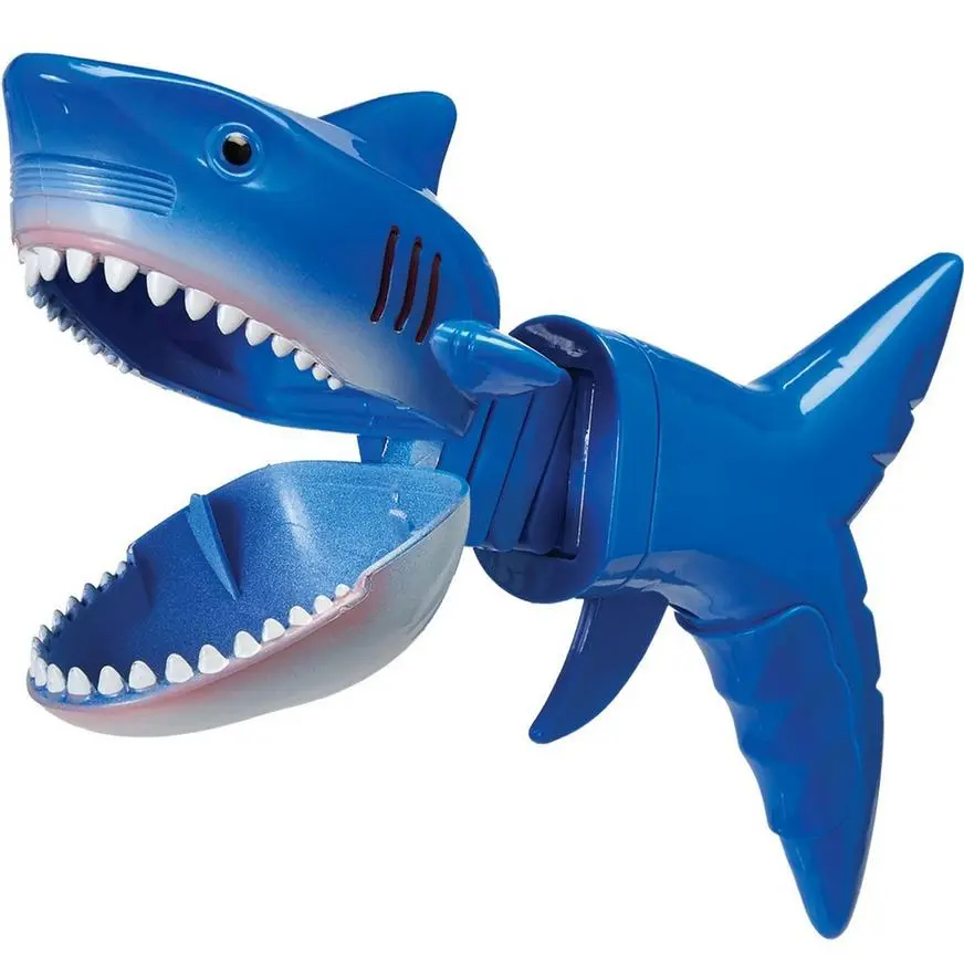 Plastic Shark Grabber, 2.8in - Blue Or Gray - Image 2