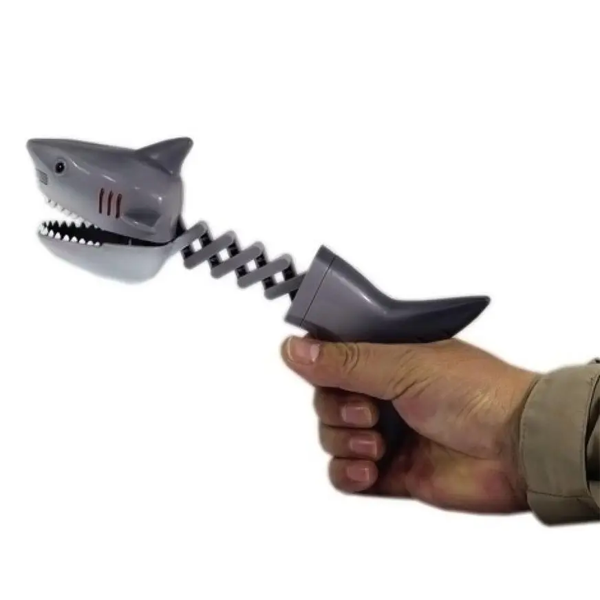 Plastic Shark Grabber, 2.8in - Blue Or Gray - Image 4