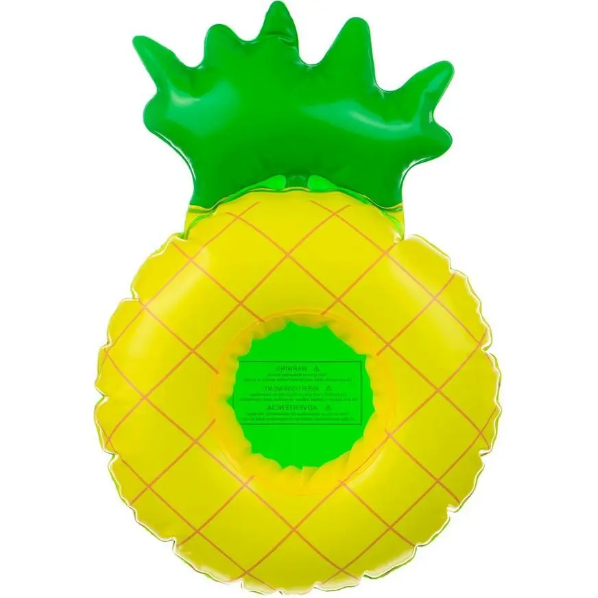 Inflatable Pineapple Drink Float, 7in X 10.75in - Image 2