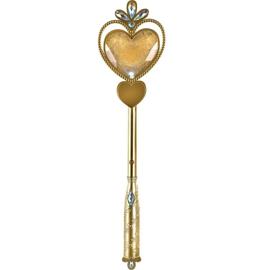 Gold Disney Princess Tiara & Wand Costume Accessory Kit - Image 2