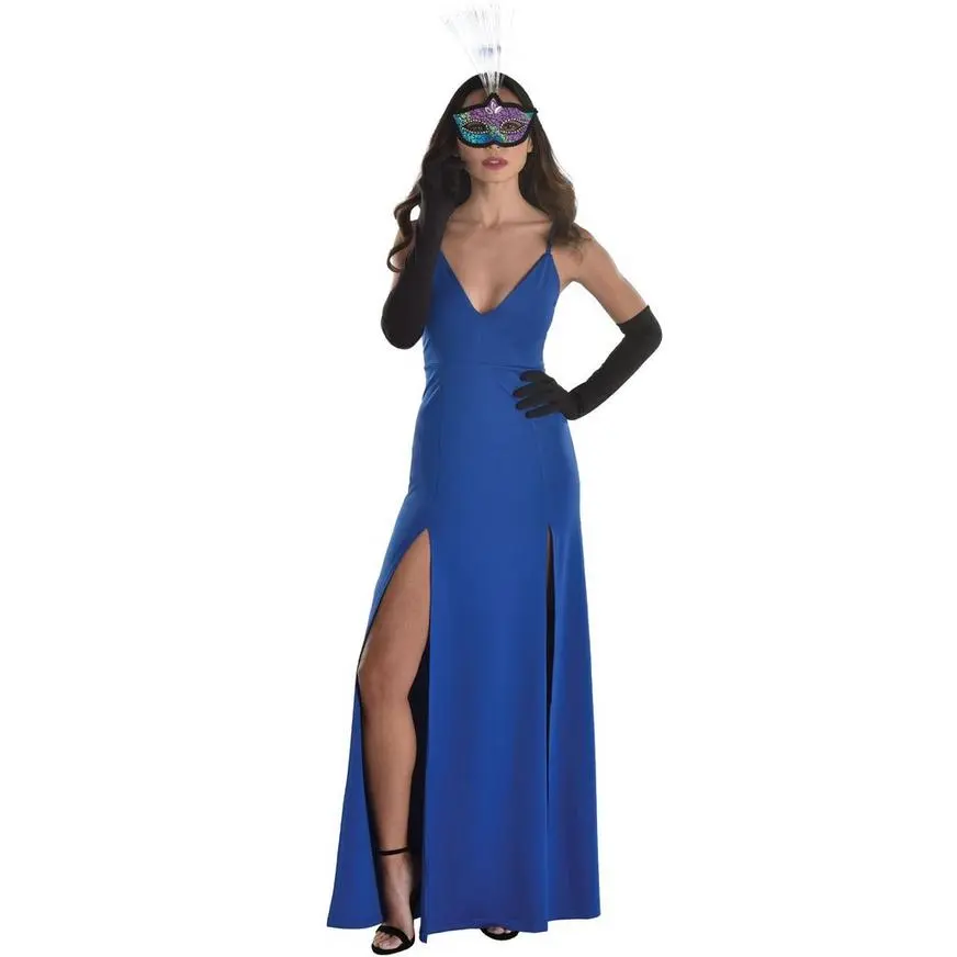Adult Reflective Light-Up Masquerade Mask - Image 3