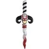 Evil Clown Plastic Dagger Prop, 18in - Twisted Circus