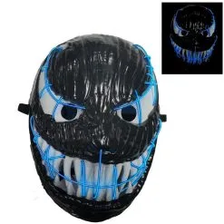 Light-Up Wide Mouth Monster Mask, 16in X 18in