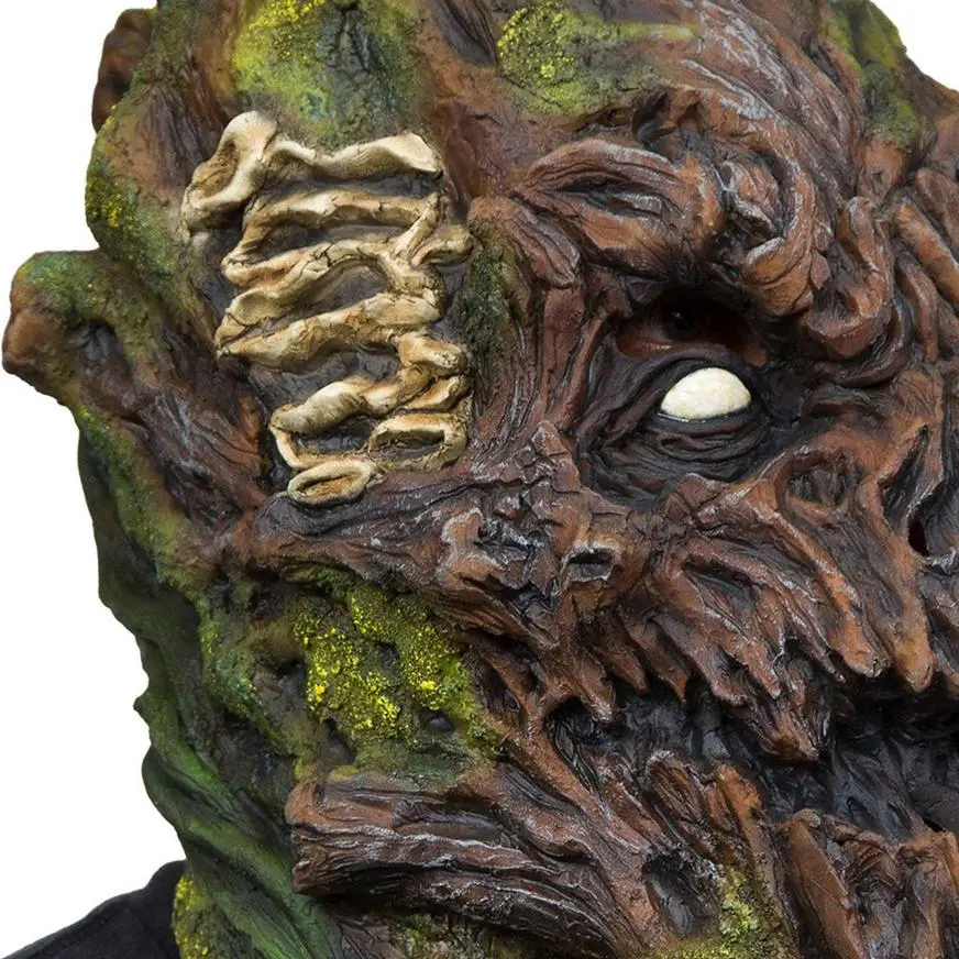 Adult Wood Monster Latex Mask - Image 4