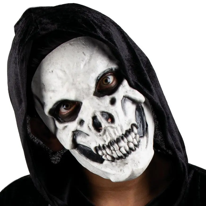 Adult Skeleton Mask & Gloves Costume Accessory Kit - Image 5