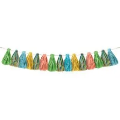 Summer Hues Raffia Garland, 6ft