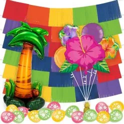 Island Hibiscus Balloon Backdrop Kit