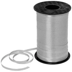 Silver Curling Ribbon