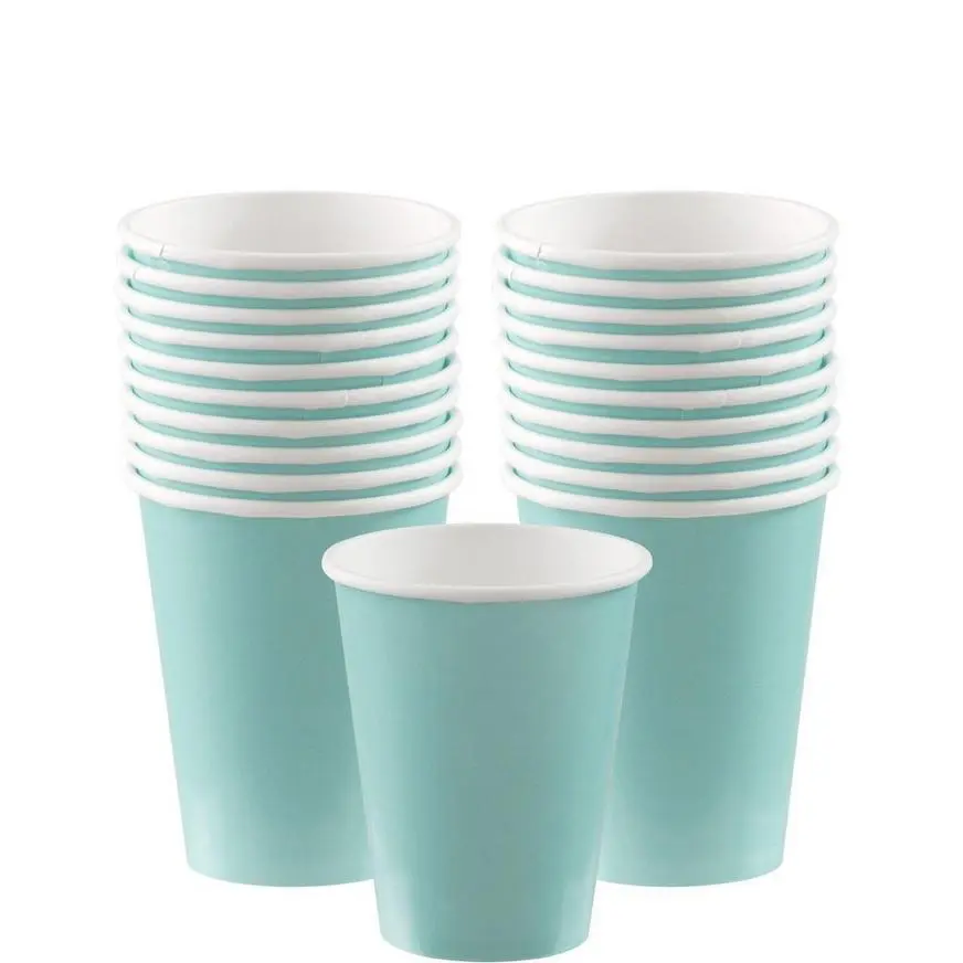 Party City Robin's Egg Blue Tableware Kit For 20 Guests - Image 6
